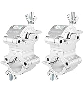 Pro TUV Swivel Truss Clamp 2 inch, 2 Packs GZhumin Heavy Duty 1100lb / 500kg Swivel Coupler 50mm ...