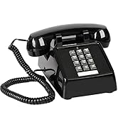 Classic Cord Phones for Home Extra Loud Mechanical Ringer Landline Telephone Retro Desk Phone wit...