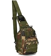 Viriber Tactical Backpack, Waterproof Military Cross-body Molle Sling Shoulder Backpack Chest Bag...