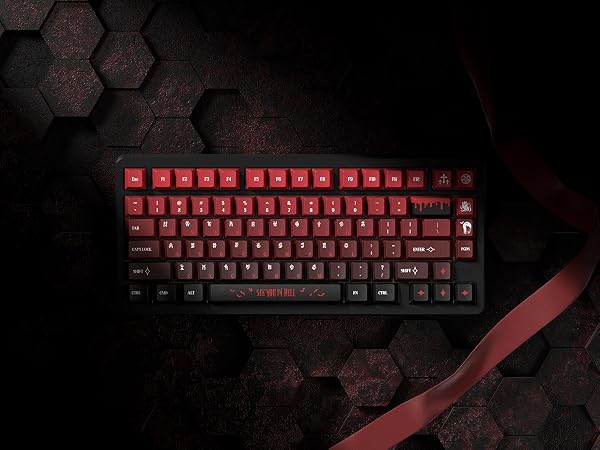 red keycaps