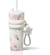 Sidagar 24 oz Stainless Steel Tumbler with Lid and Straw, Insulated Coffee Mug, Leak Proof, Porta...