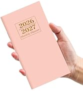 Pocket Calendar 2026-2027 for Purse, Two Year Monthly Planner Pocket Size, Jan 2026 to Dec 2027 M...