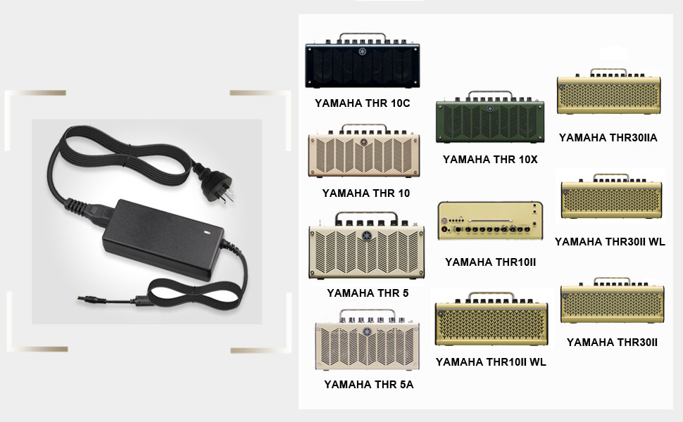15V 3A Power Supply Adapter for YAMAHA