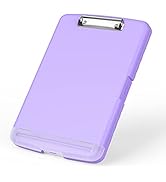 Rimilak Plastic Clipboard with Storage, High Capacity Nursing Clipboards with Pen Holder, Slim Cl...