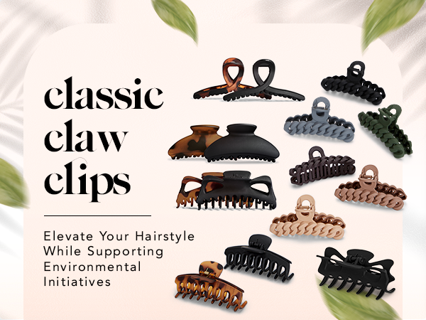 large hair clip thick long fancy claw pack cute big aesthetic clamp pretty women