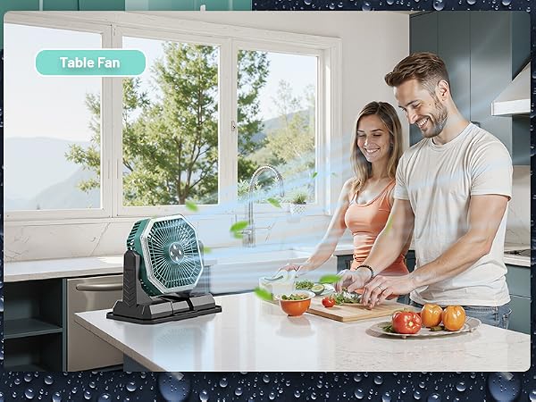 portable misting fan