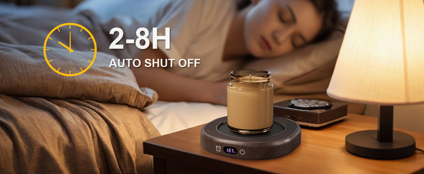 candle warmer auto shut off