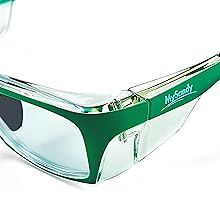Stylish Medical Safety Glasses,safety eyewear women,safety glasses blue light blocking,goggles green
