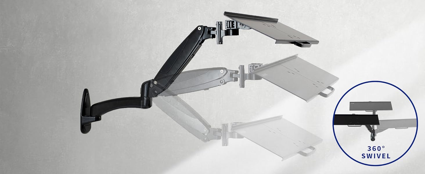 KEYBOARD TRAY WALL MOUNT