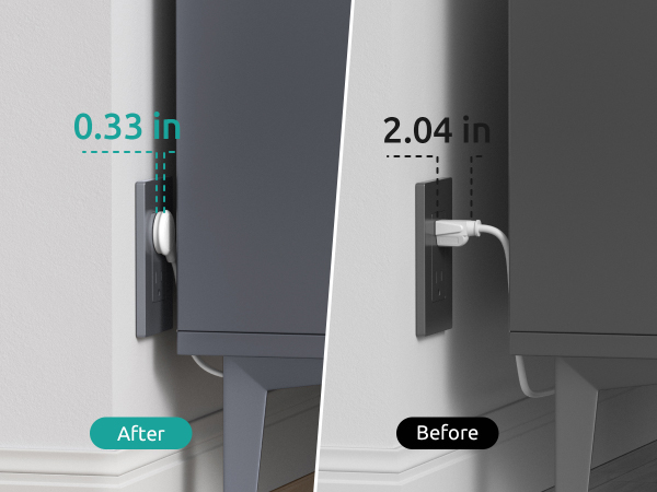 15ft long surge protector extension cord