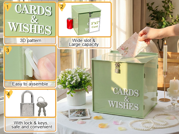 wedding card box