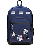 Swissdigital Design Big Student Laptop Backpack with Fun Personalized Patches For College Men &amp; W...