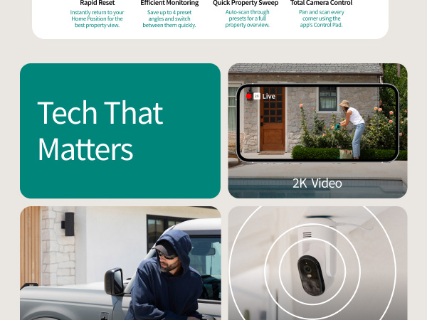 Essential Pan Tilt Outdoor Camera