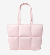 puffy tote pink