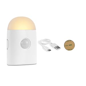 motion sensor night light rechargeable battery