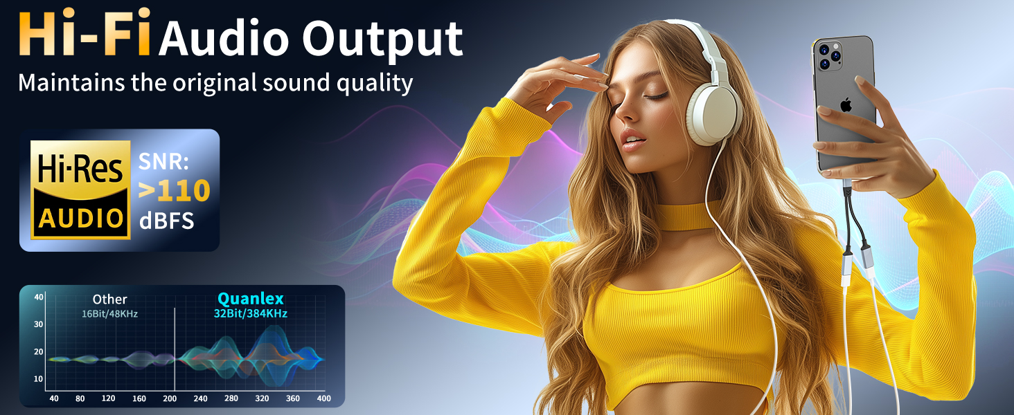 lightning to audio and charge adapter
