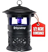 Dynatrap DT1130SR 1/2 Acre Mosquito &amp; Flying Insect Outdoor Trap and Killer – Kills Mosquitoes, F...