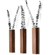 Sawoake Wood Wall Planters Modern Decor for Livingroom Bedroom Bathroom Contemporary Wooden Wall ...