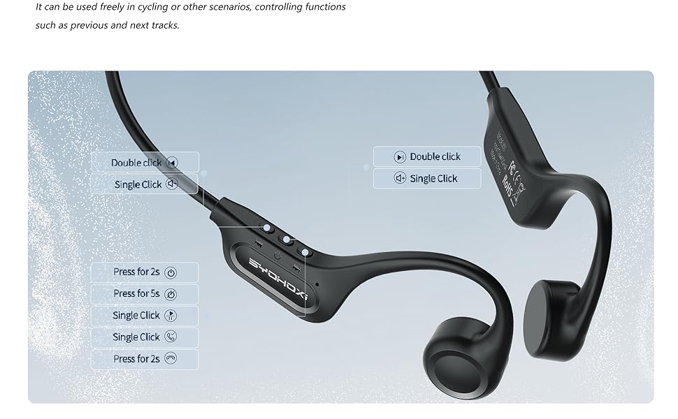Shokz best bone conduction headphones bone conduction earbuds shokz headphone open-ear headphones