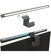 YEELIGHT Monitor Light Bar, Computer Monitor Lamp with No Glare &amp; Eye Caring, RGB Desk Lamp Works...