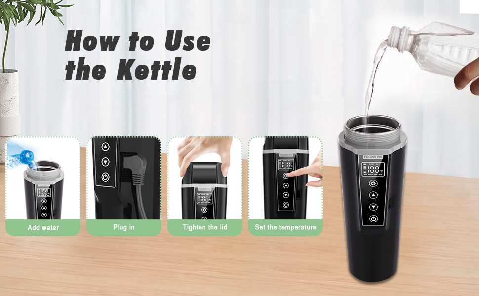 Electric Heated Travel Mug