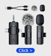 SmaFun 3-in-1 Wireless Lavalier Microphone – Mini Microphone with Intelligent Noise Canceling for...