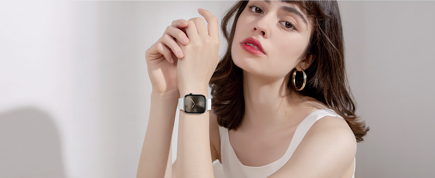 This silicone watch strap for women is suitable for various occasions of daily travel,such as dating