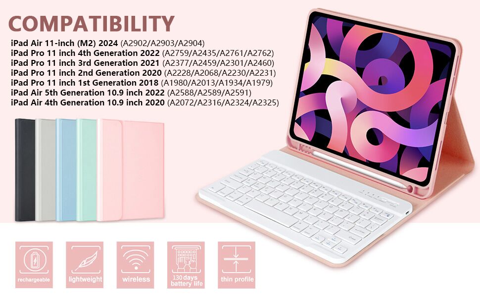 iPad Air 11-inch (M2) 2024 pink
