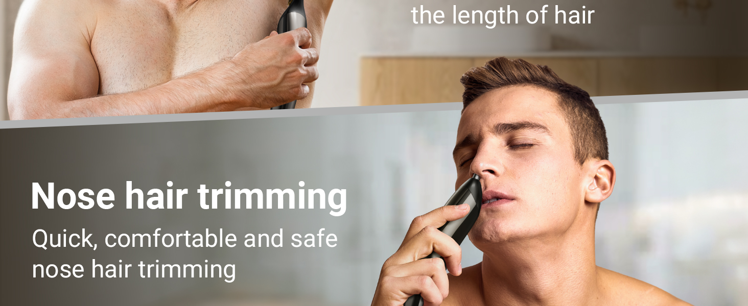 nose hair trimming