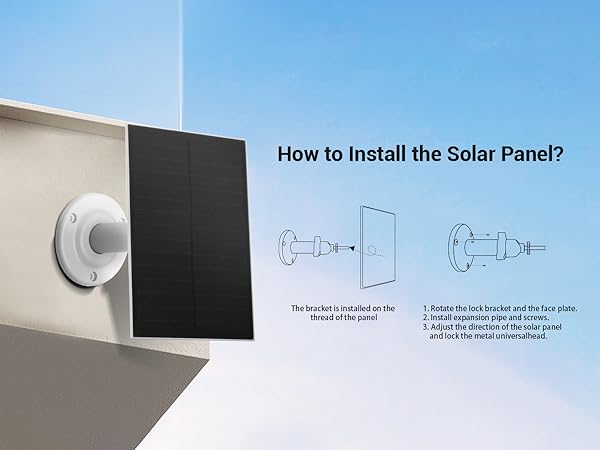 Solar Panel for Security Camera