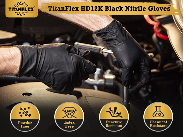 Disposable Nitrile Exam Gloves