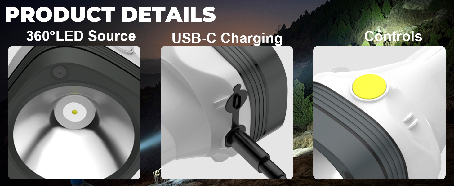 led flashlight rechargeable