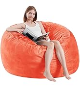 ILPEOD Bean Bag Chairs for Adults - Memory Foam Furniture BeanBag Chair - Kids/Teens Sofa with So...
