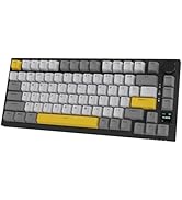 DAIDAI×AJAZZ AK820 PRO 75%4000mAh Battery, Type-C/2.4G/BT5.1, South-Facing RGB MOA Keycaps for Wi...