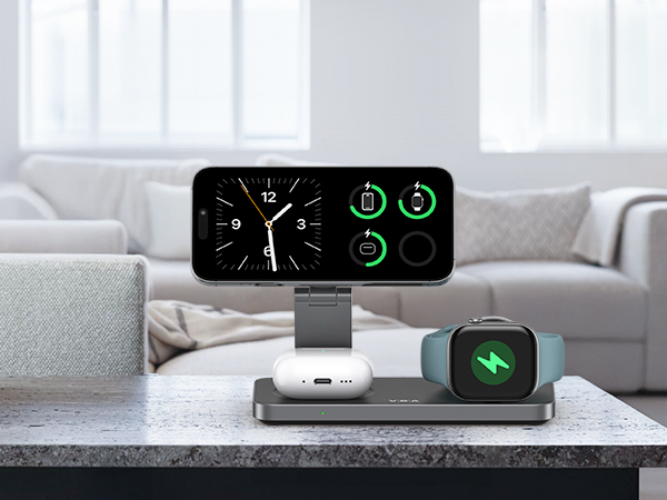 3 in 1 wireless charging station