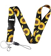 Yiflin Cute Neck Lanyard for Keys,Keychain,Wallet,ID Card Holder,with Quick Release Buckle