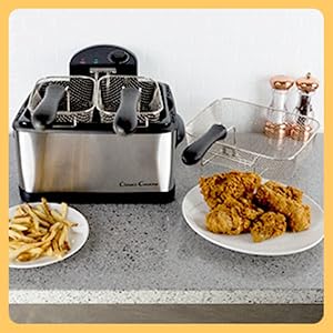 Image of air fryer dual basket.