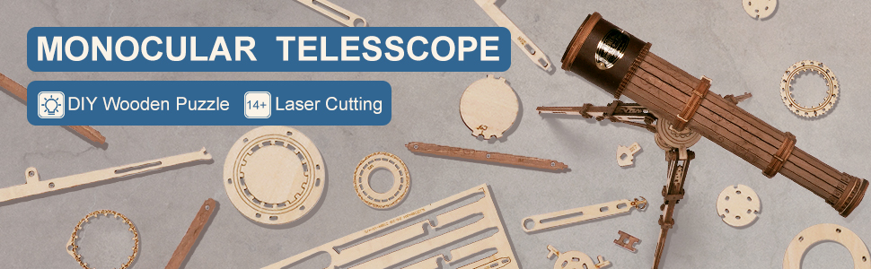 rokr 3d wooden puzzles telescope st004 BANNER2