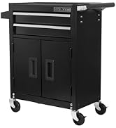Tool Box Organizer, Rolling Tool Chest with Wheels, Lockable Rolling Tool Cabinets, Tool Cart wit...