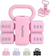 kisnbld Adjustable Dumbbell Set of 2, 4 in 1 Free Weights Dumbbells Set for Women with Fast Adjus...
