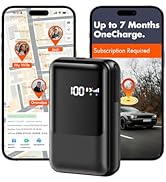 FASGAIN GPS Tracker for Vehicles, Assets Car Tracker Device with App, Up to 7 Months Batter, Magn...