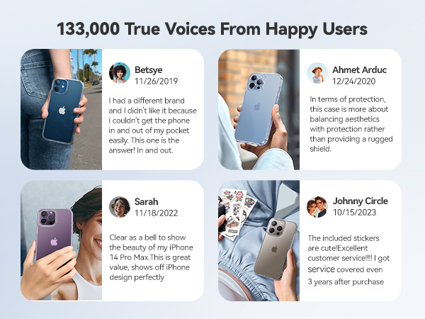 iPhone 17 Case Crystal Clear, Anti-Yellow, 15FT Military-Grade Drop Protection