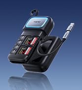 llano 2-in-1 High-Speed SD/Micro SD Card Reader Adapter(UHS-I Supported),Holder Case, Built-in Sl...