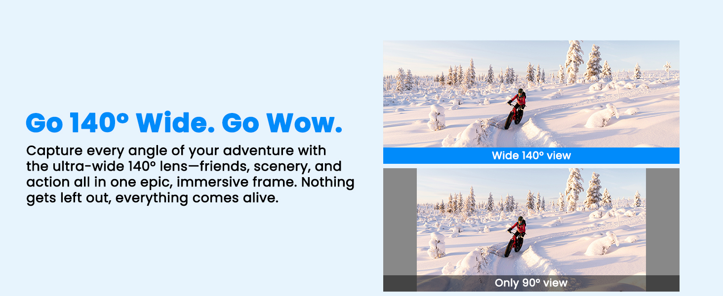 140° Action Camera