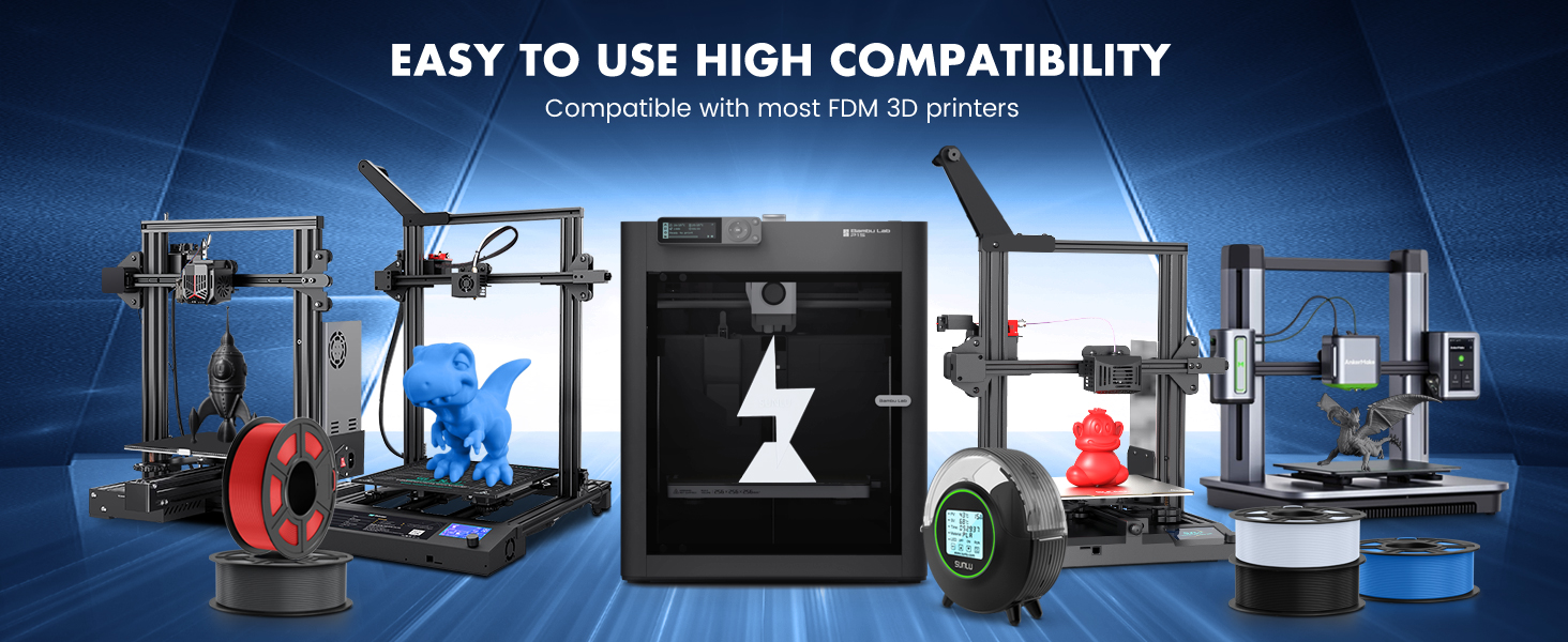 SUNLU High Speed PLA Filament 1.75mm-Designed for fast printing