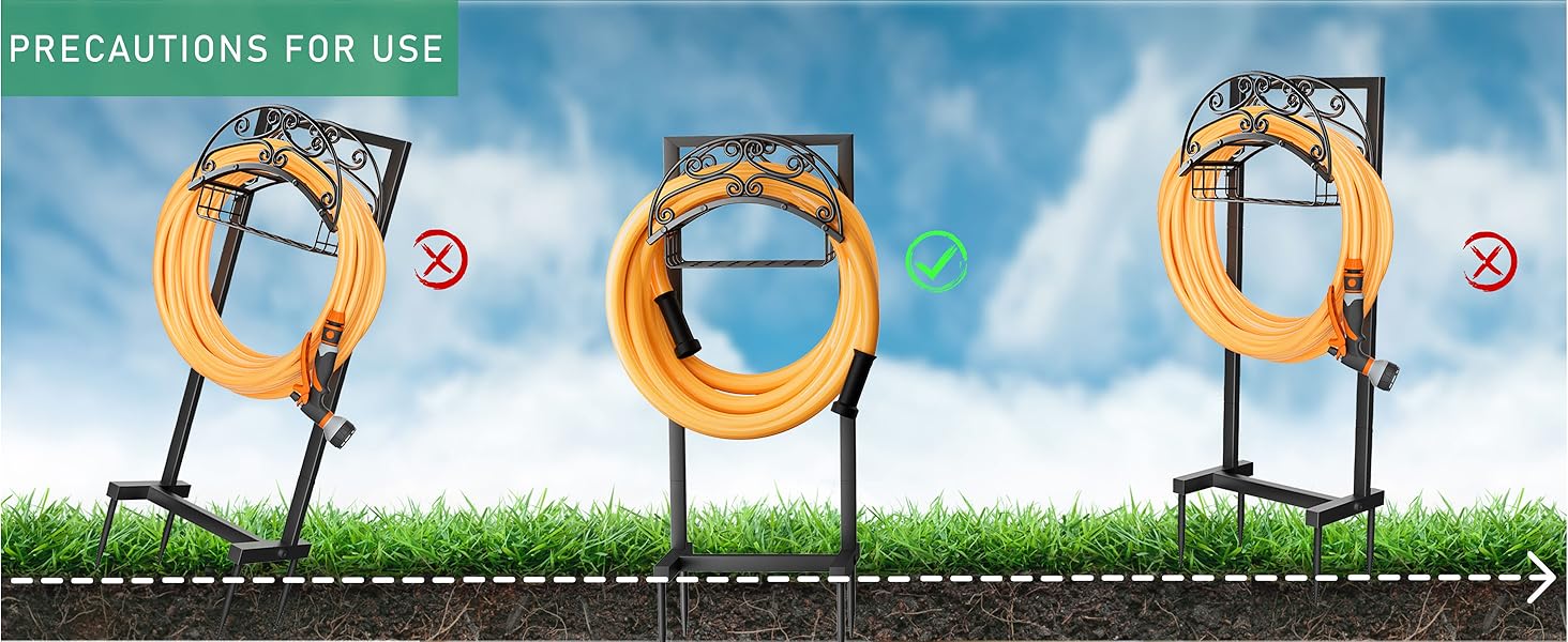 hose holder for outside
