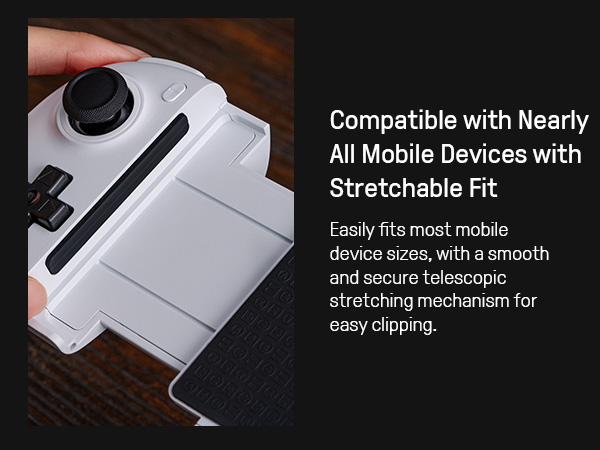 Mobile Gaming Controller for Android, Bluetooth Mobile Game Controller for Android Hall Joysticks