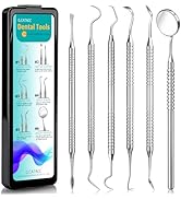 CATACC PRO Dental Tools, Dental Pick for Teeth Cleaning, Stainless Steel Hygiene Kit with Tooth S...