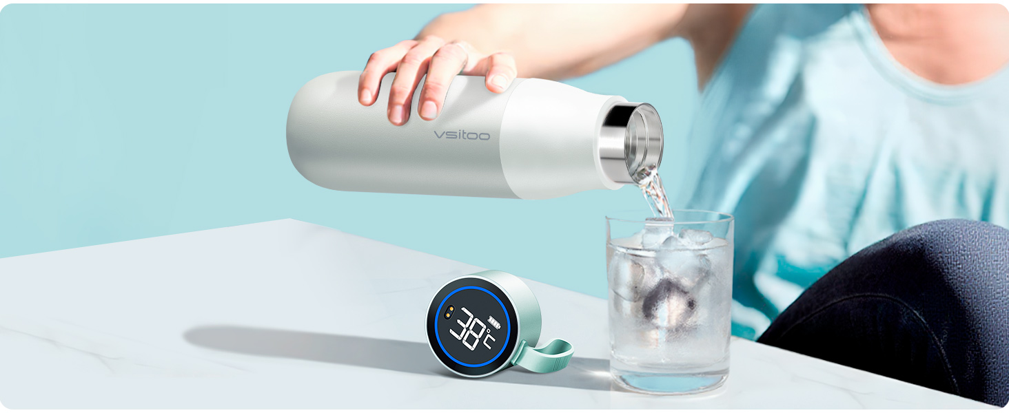 Self-Cleaning Smart Water Bottle