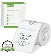 Thermal Labels for Nelko PM220 Label Maker, 1.18 inch (30mm) Round Thermal Label, Waterproof, Mul...